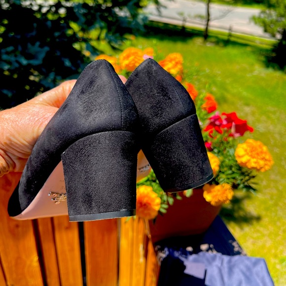 Prada black brushed suede with box & dust covers - Picture 5 of 7
